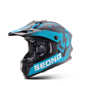 Casque Cross Enfant Sedna Racer Bleu