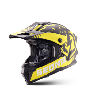 Casque Cross Enfant Sedna Racer Jaune