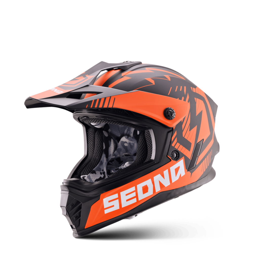 Casque Cross Enfant Sedna Racer Orange