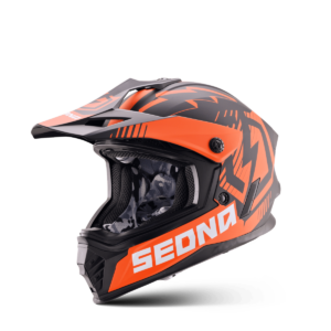 Casque Cross Enfant Sedna Racer Orange